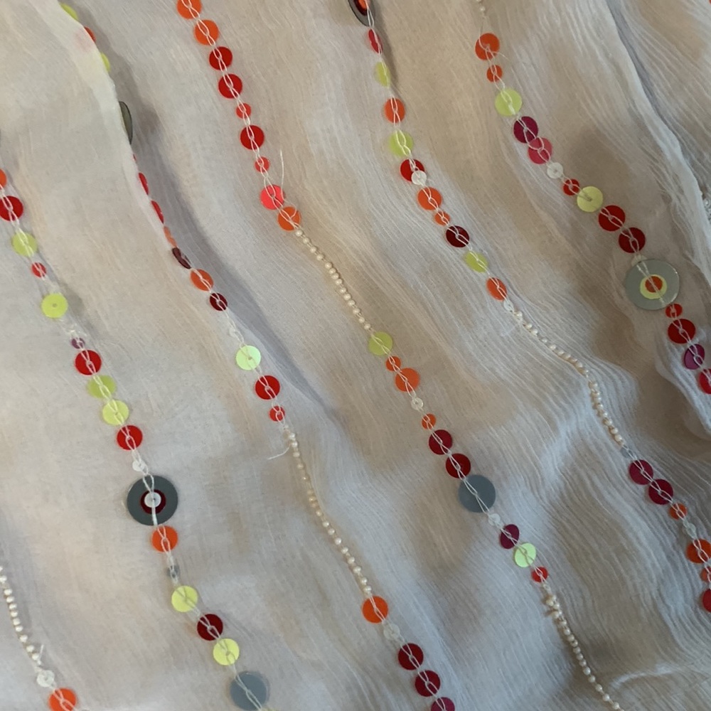 Anthropologie love Sam beaded sequin halter dress - Picture 7 of 11